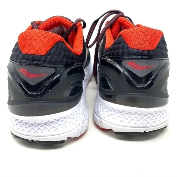 Saucony Men’s Redeemer ISO 2 grey black red athletic running shoes main image 7